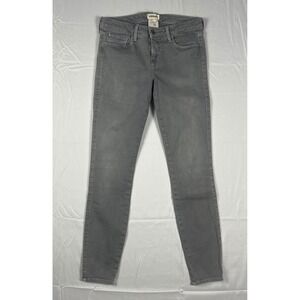 L'AGENCE Jeans Size 28 Chantal Low Rise Skinny Grey Wash Stretch Made in USA